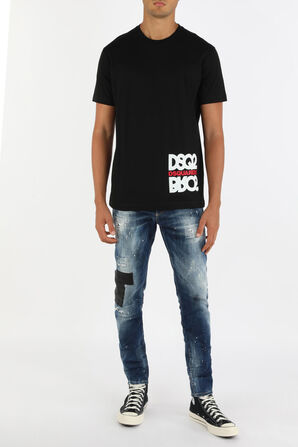Black T-Shirt With Logo DSQUARED2